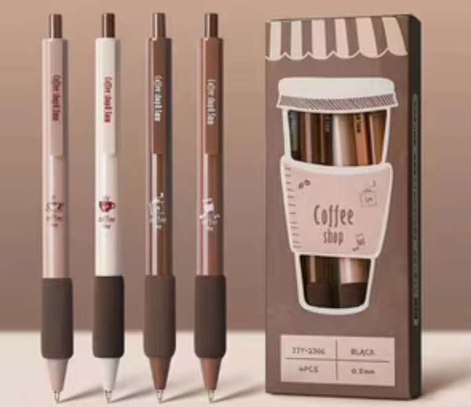 Coffee Gel Pens (4 pack)